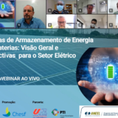 ITEMM realiza webinar para a Chesf sobre sistemas de armazenamento de energia para o setor elétrico